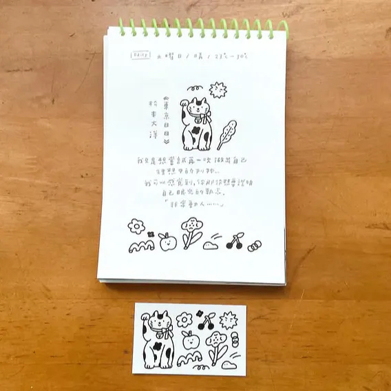 透明貼紙組｜台灣 繭花