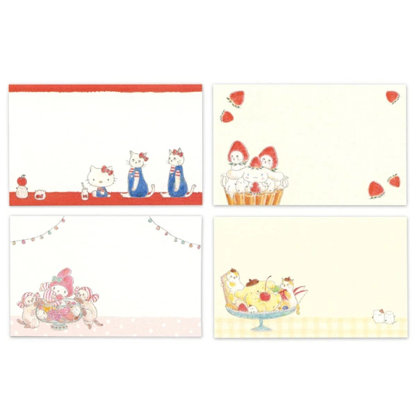 TOCOROCOMUGI x 三麗鷗 名片尺寸小卡片｜日本トコロコムギ