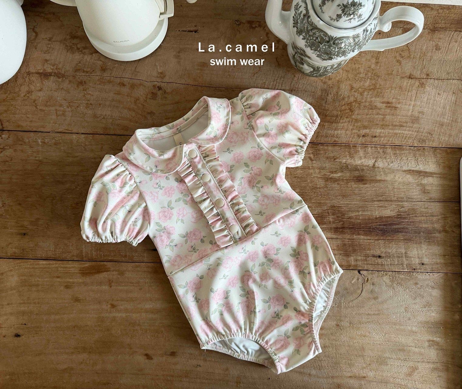 La.camel Rose Swimwear（With Hat）