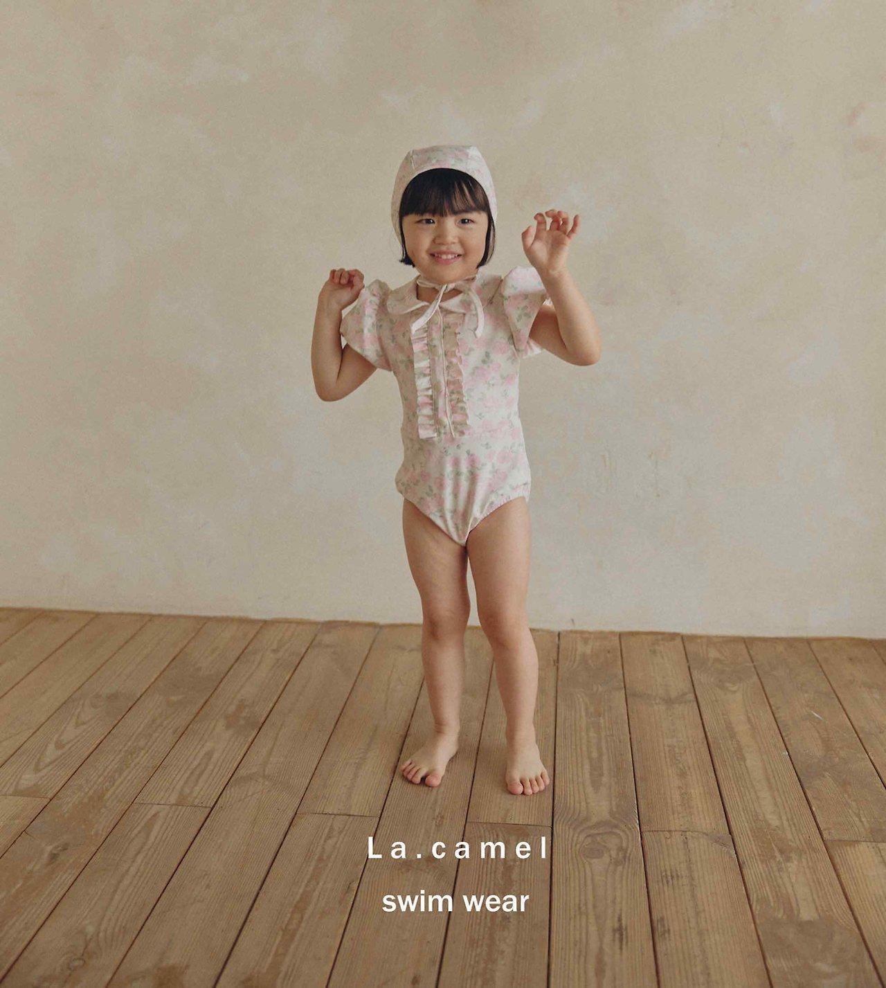 La.camel Rose Swimwear（With Hat）
