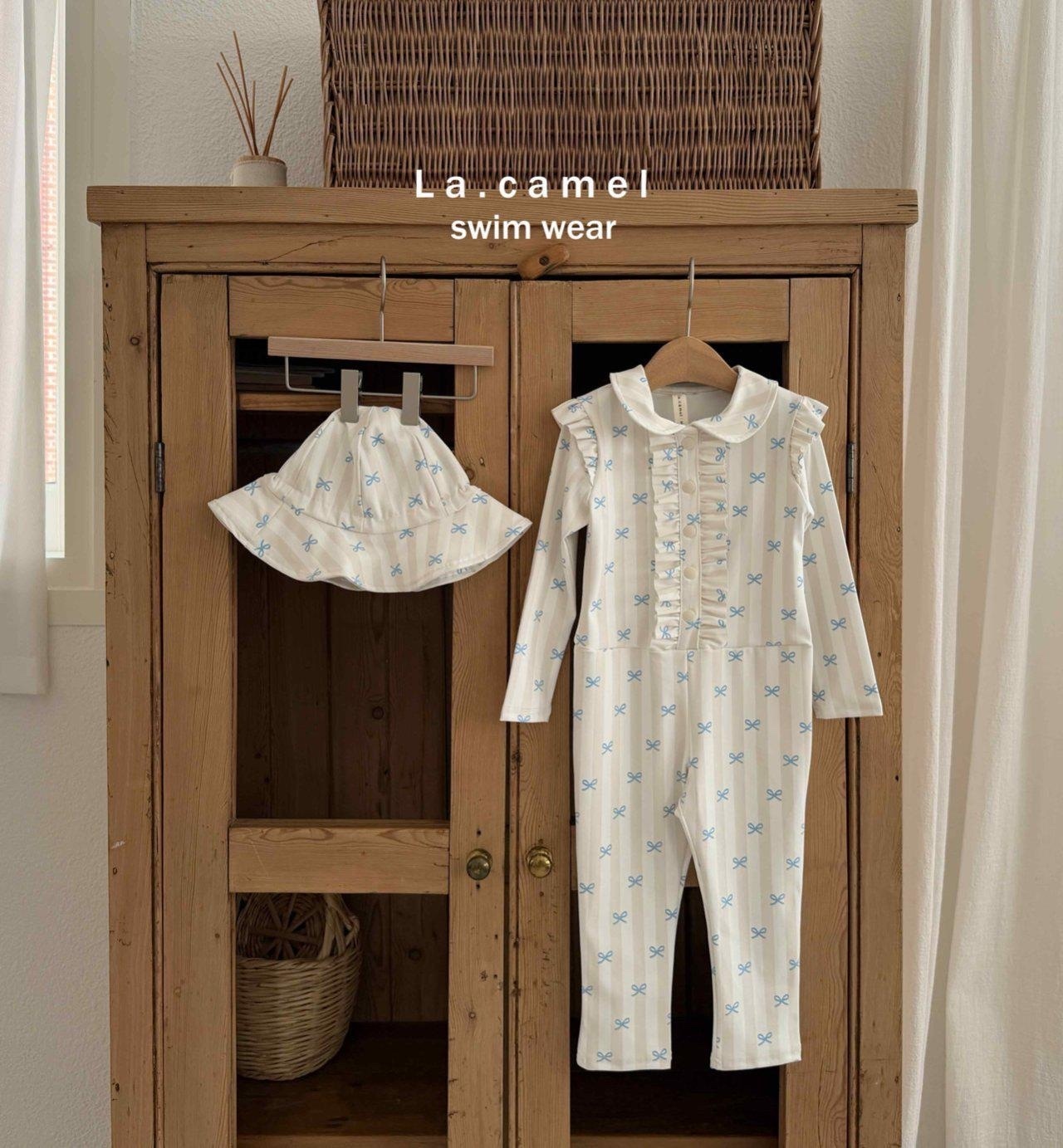 La.camel Blue Ribbon Swimwear（With Hat）