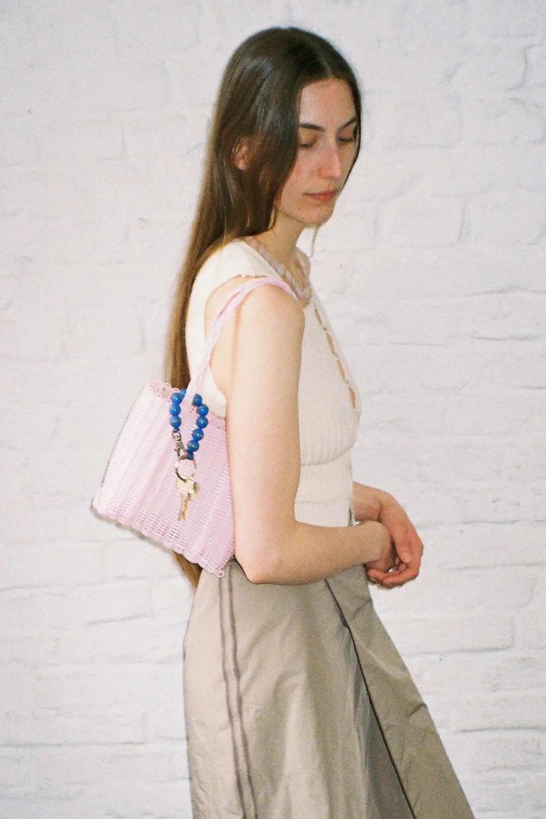 Rayas Small Blush Pink