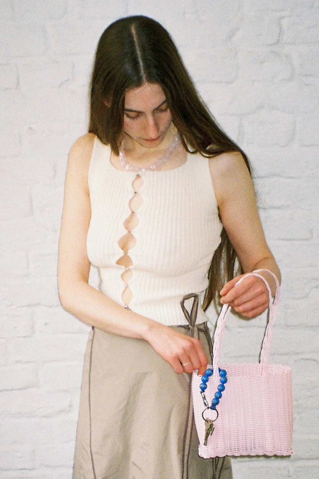 Rayas Small Blush Pink