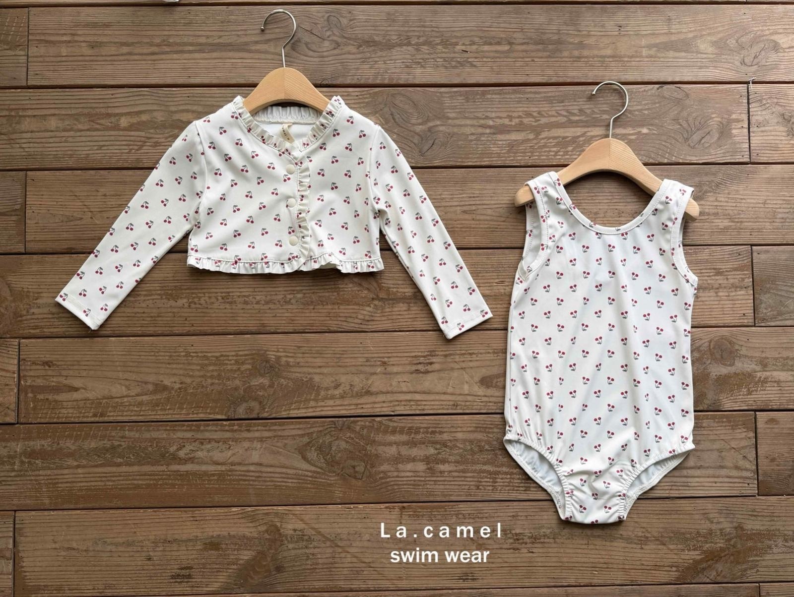 La.camel Cherry Swimwear（With Hat）