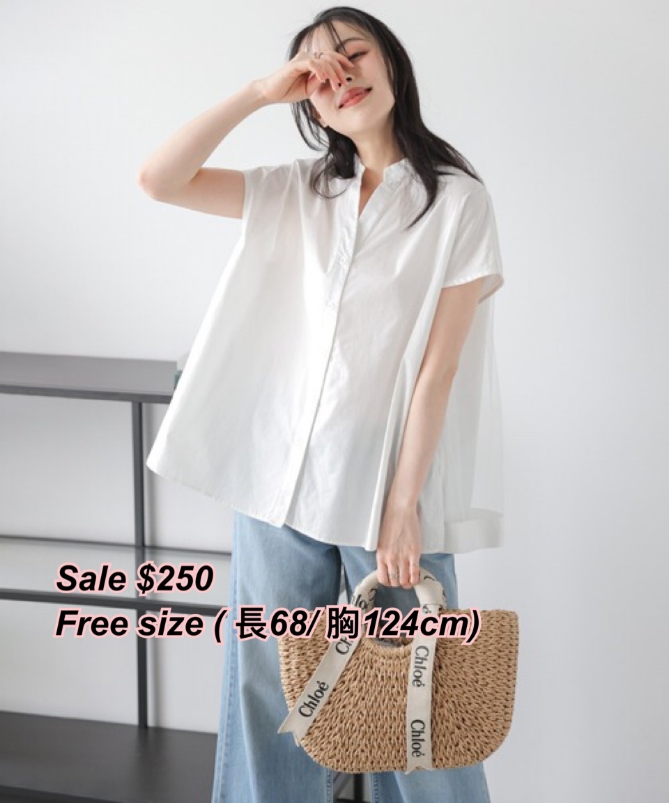 260401 日系女裝網紗娃娃短袖恤衫上衣/2色