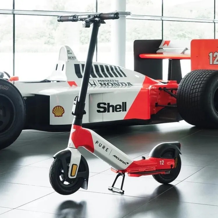 全球限量電動滑板車 PURE x McLAREN MP4/4 Special Edition 收藏款