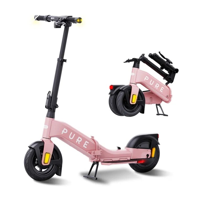 PURE 小折款 電動滑板車/芭雷粉
