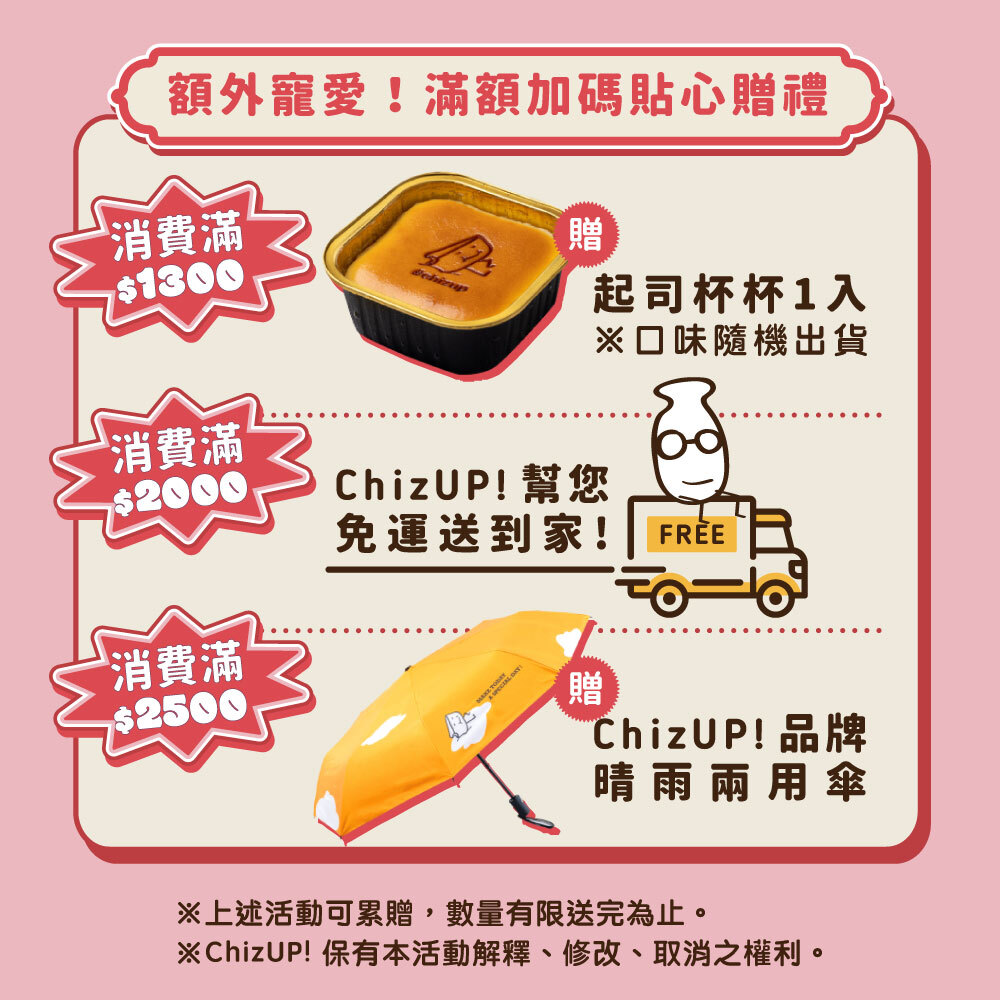 母親節優惠滿額贈