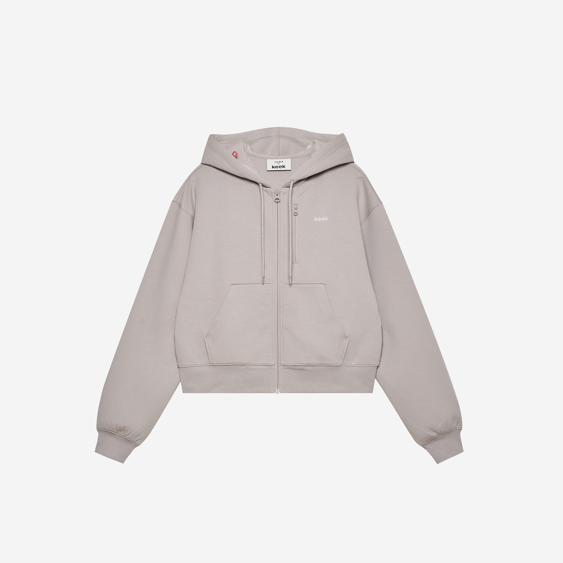 KEEK｜Pillowdy Logo Hoodie V3 女裝短版（低領）