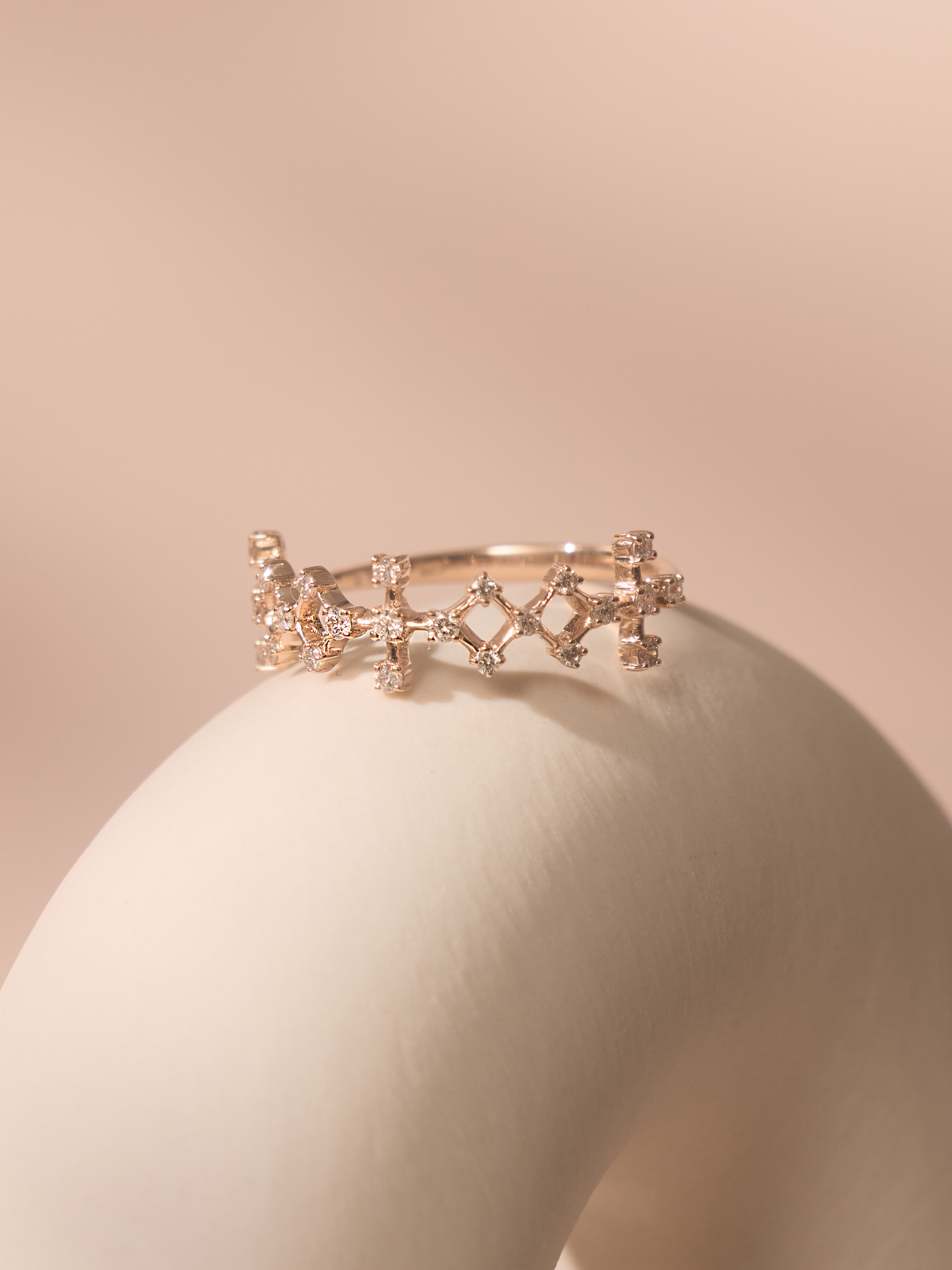 lumi｜十字晶格戒指