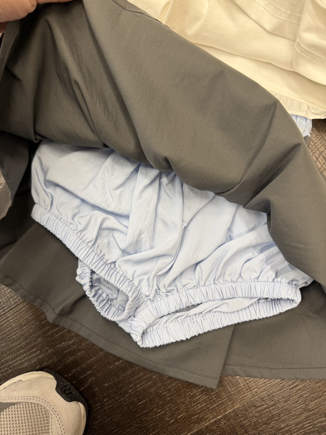 M10323雙褲頭短裙