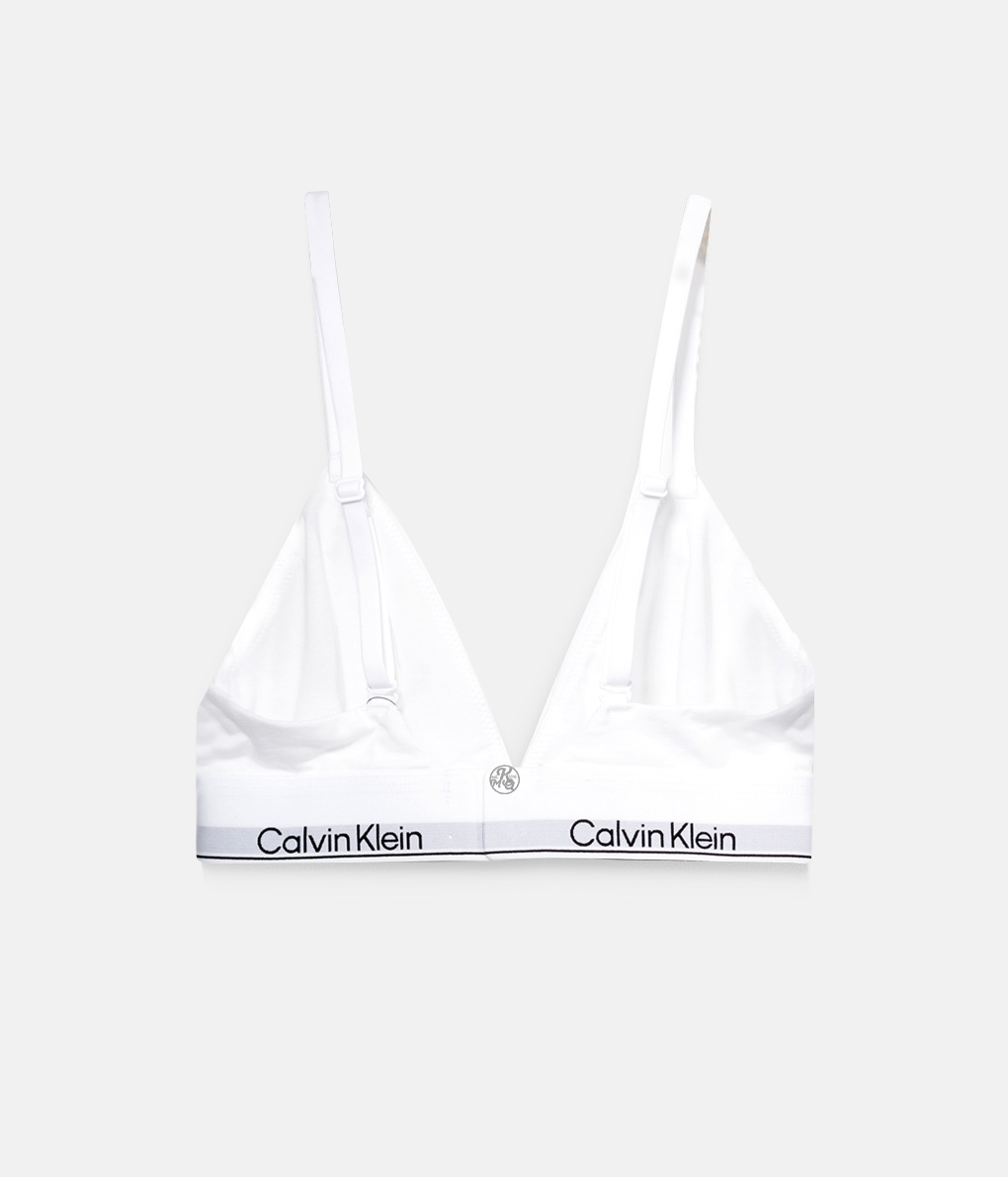 Calvin Klein Icon Cotton Lightly Lined 自然胸型白色無鋼圈內衣  (QF5650E/QF8498)