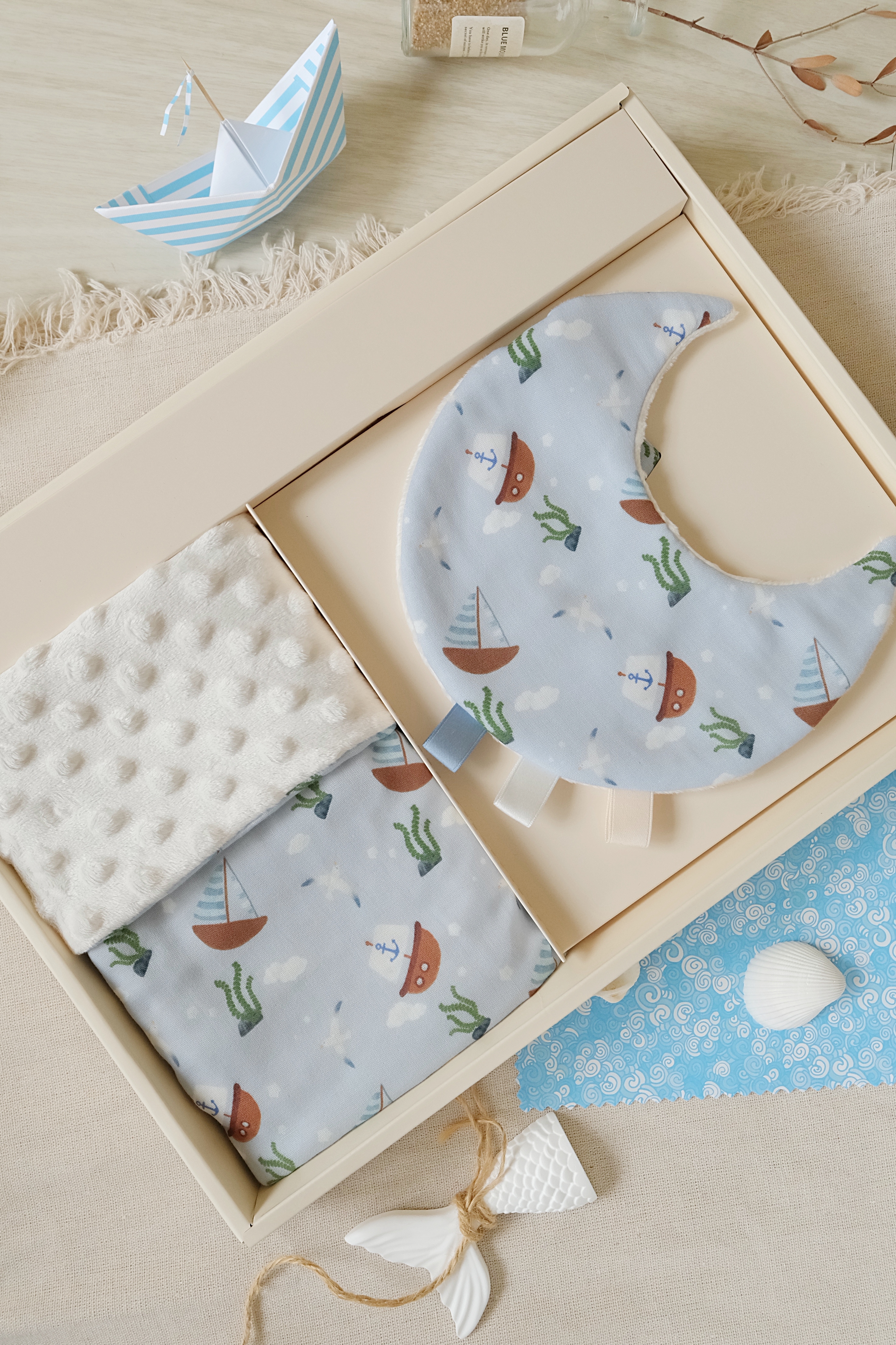 Hi Y.P store-彌月禮盒新生推薦組-獨家設計款-航海日記