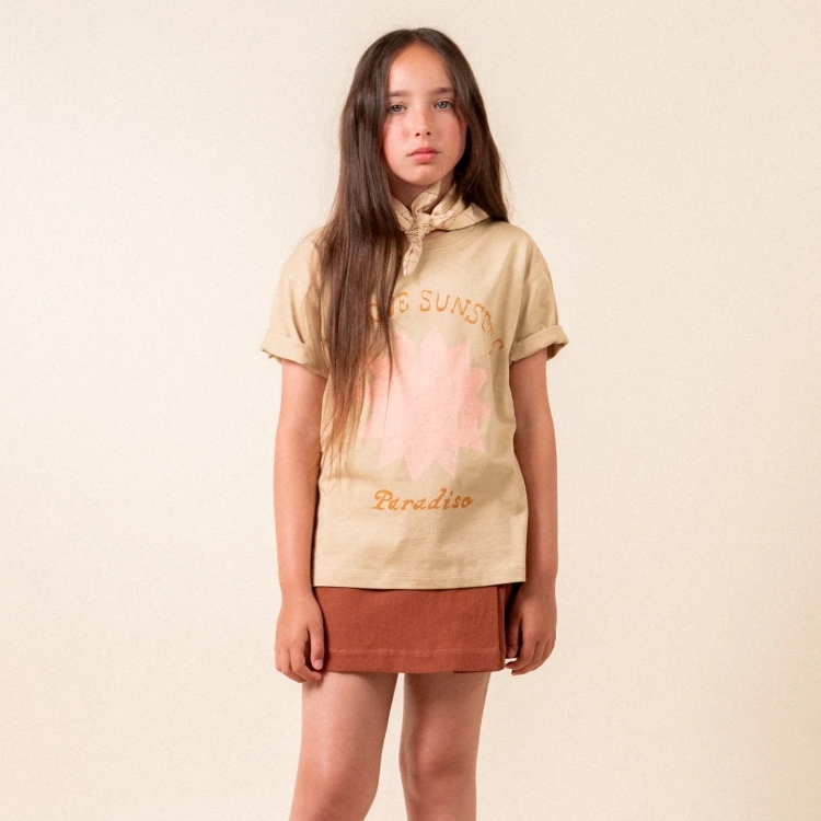 BIRINIT PETIT 日落短袖t恤 Unique Sunsets t-shirt girl