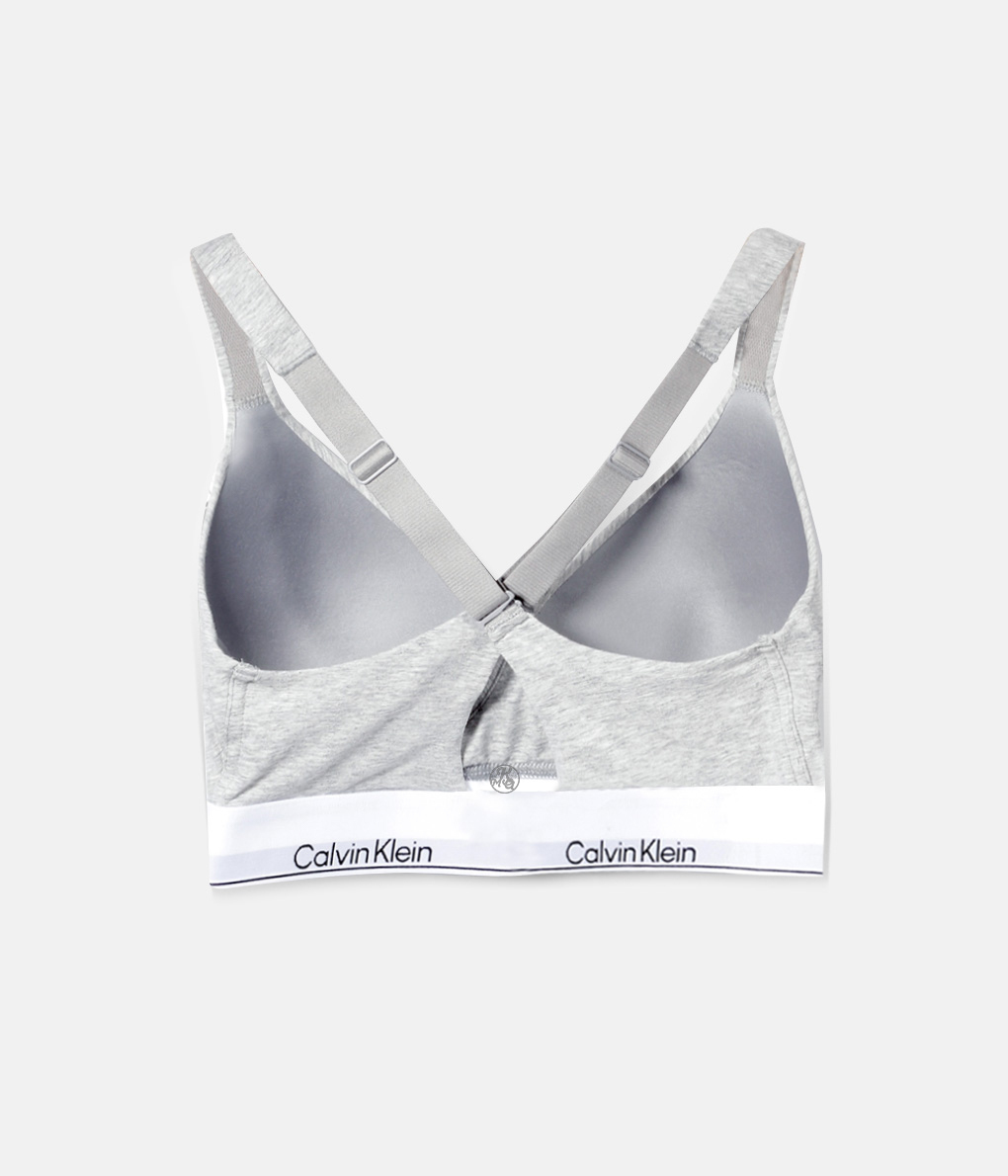 Calvin Klein Modern Cotton Lift Bralette 灰色提托型無鋼圈內衣 (QF7900E / QF8500)