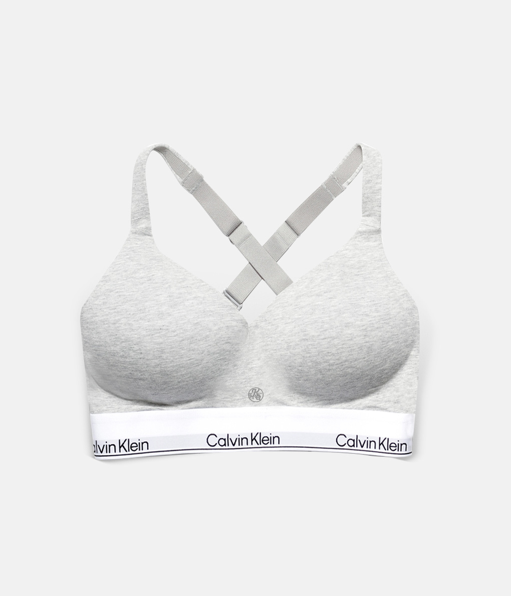 Calvin Klein Modern Cotton Lift Bralette 灰色提托型無鋼圈內衣 (QF7900E / QF8500)