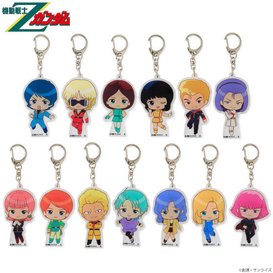248799 Pbandai 預訂 2026/6月 機動戦士Ζガンダム　デフォルメアクリルチャーム全種セット