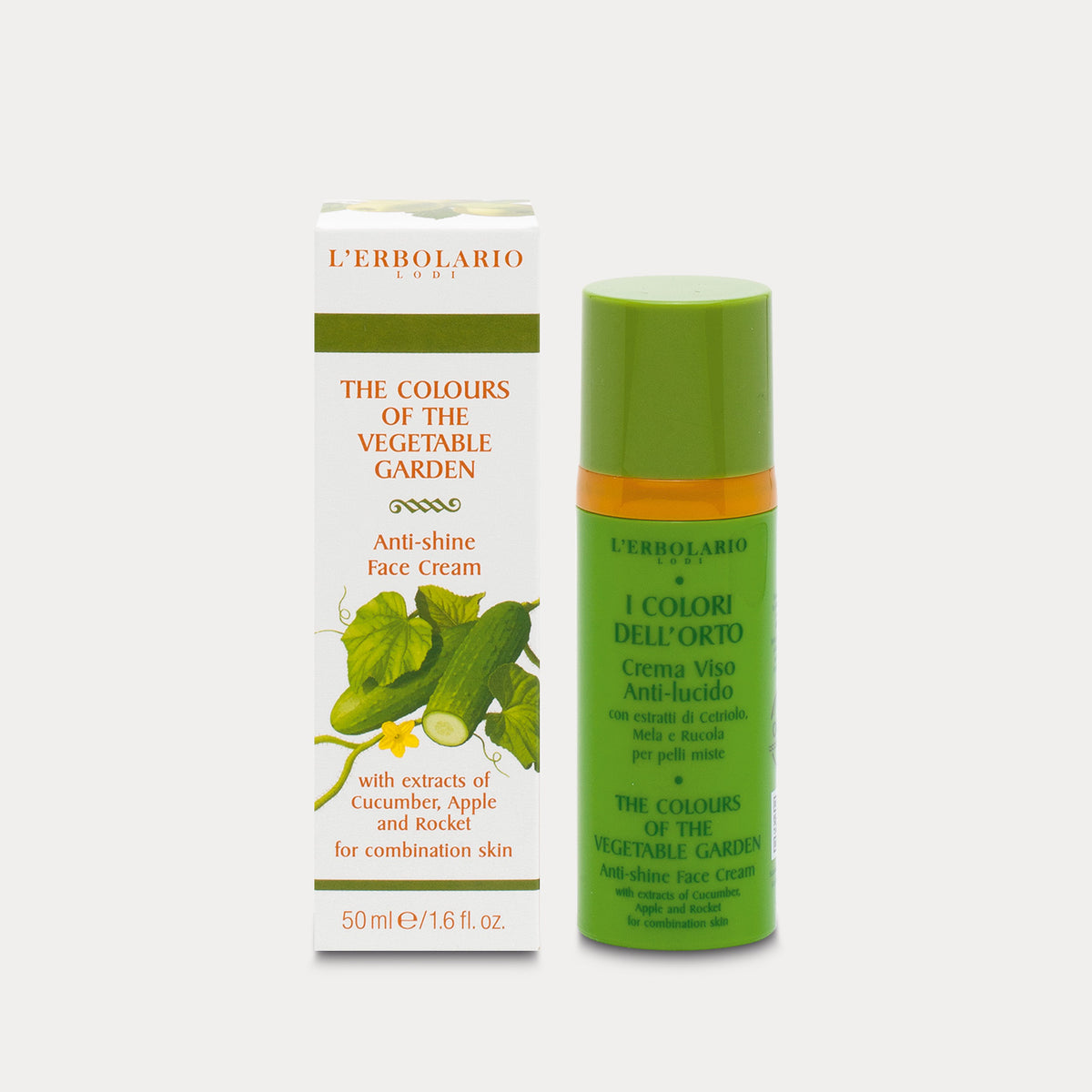 The Colours of the Vegetable Garden Green - Anti-shine Face Cream