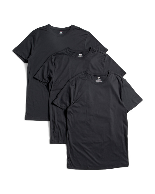 【預購】LEVIS H040107 經典純棉圓領上衣 (3 件套)