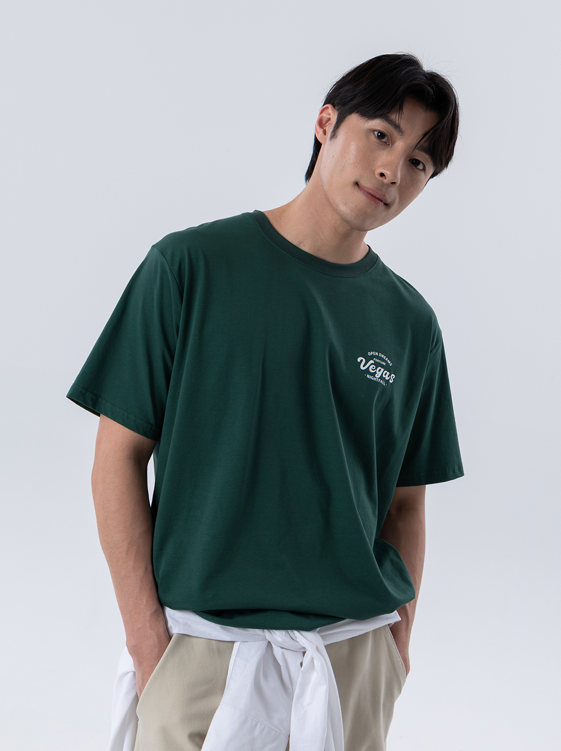 美式城市LOGO印花TEE