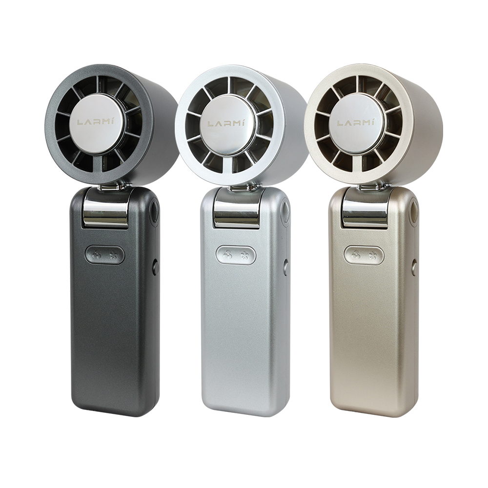 樂米LARMI AI手持冰能扇 LMF08MAX【限定金屬色】