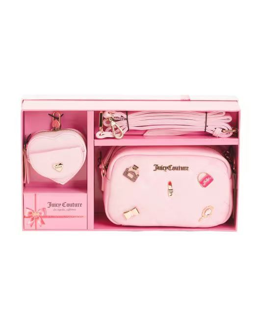 【預購】JUICY COUTURE H040150  兩件裝 相機斜孭袋連小袋套裝