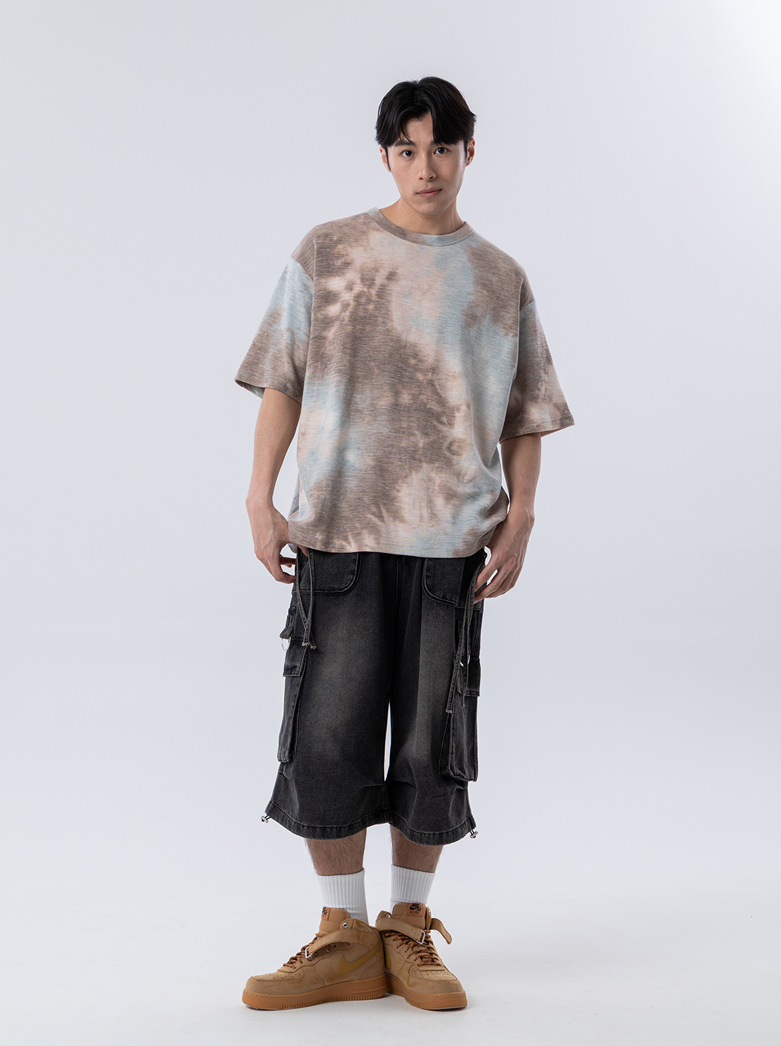 暈染肌理感短袖TEE