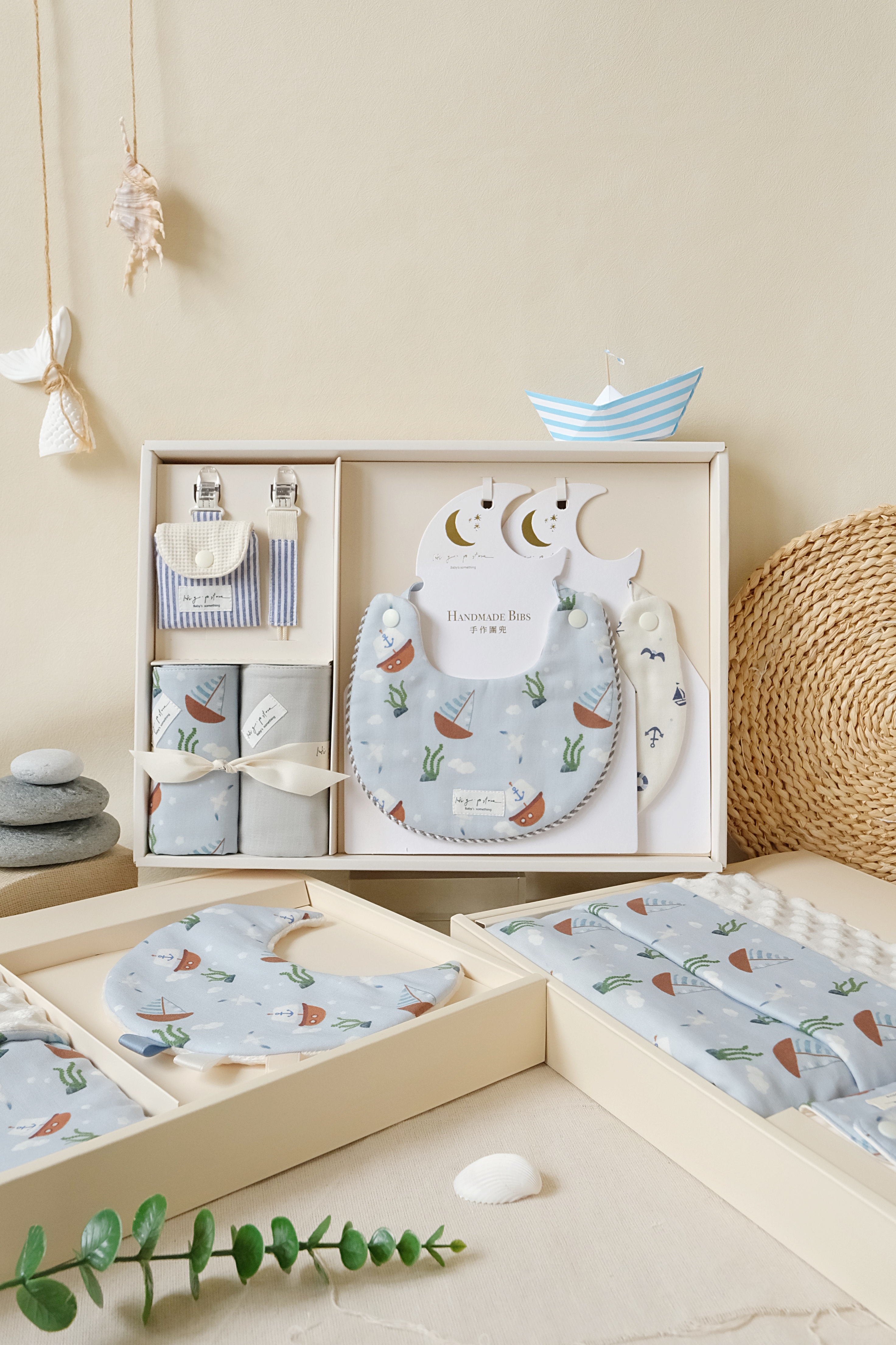 Hi Y.P store-彌月禮盒澎湃組-獨家設計-航海日記