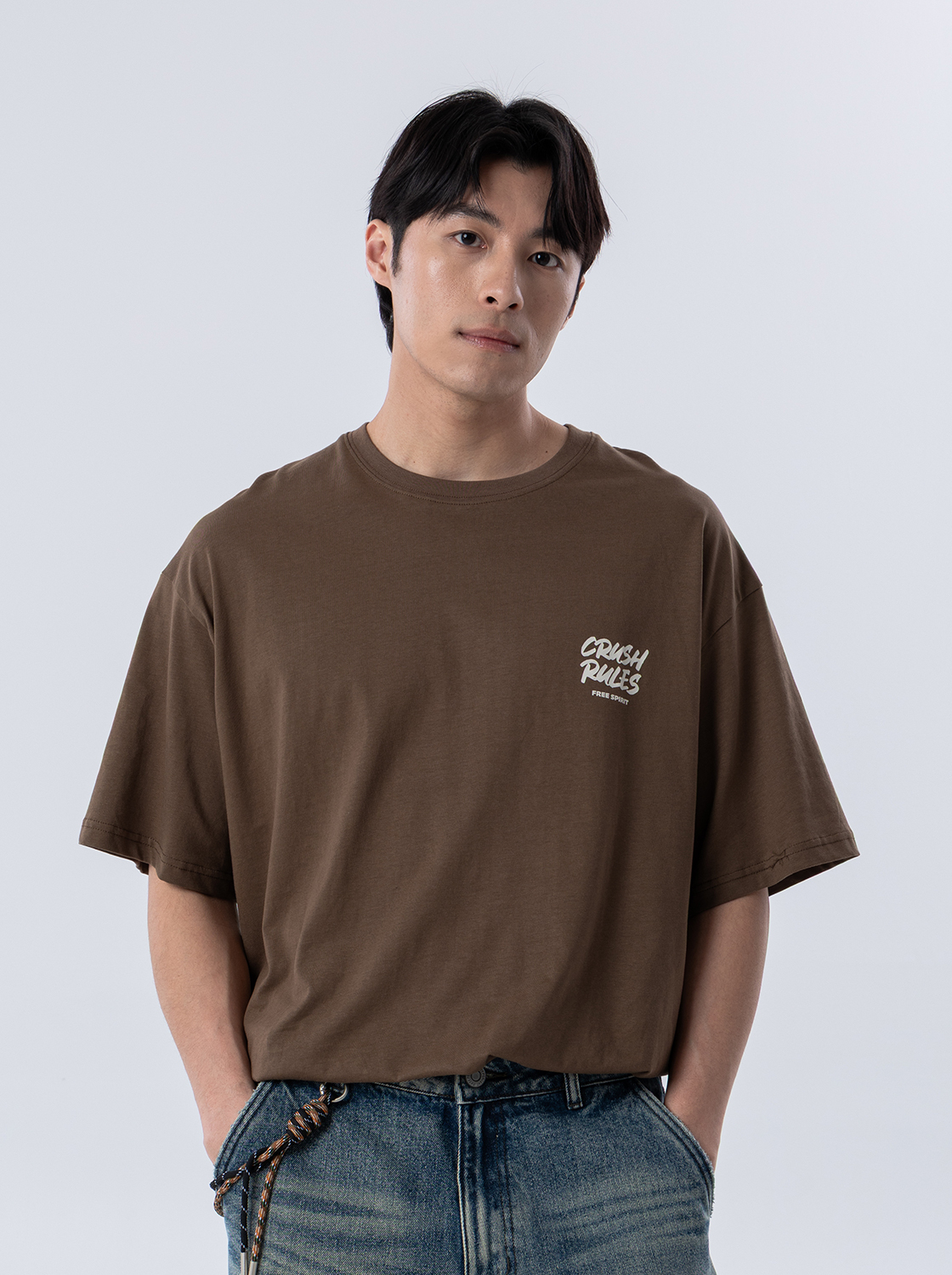 【3件999】正能量標語印花T