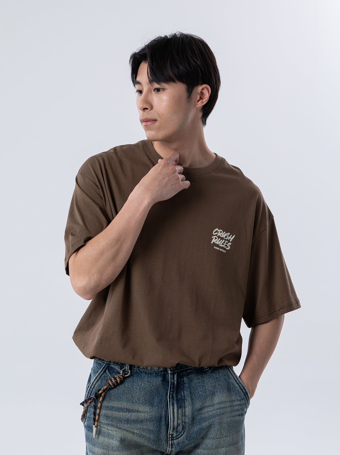 【3件999】正能量標語印花T