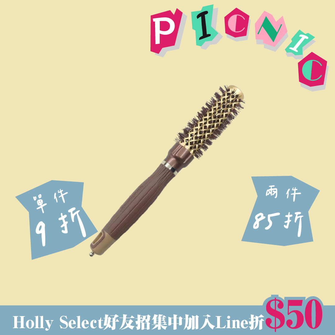 【Olivia Garden】NTG陶瓷離子黃金波浪梳