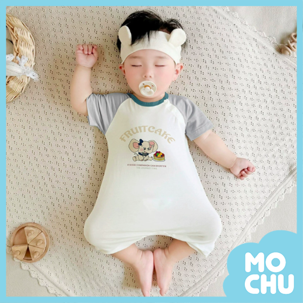 大象蛋糕短袖連身衣