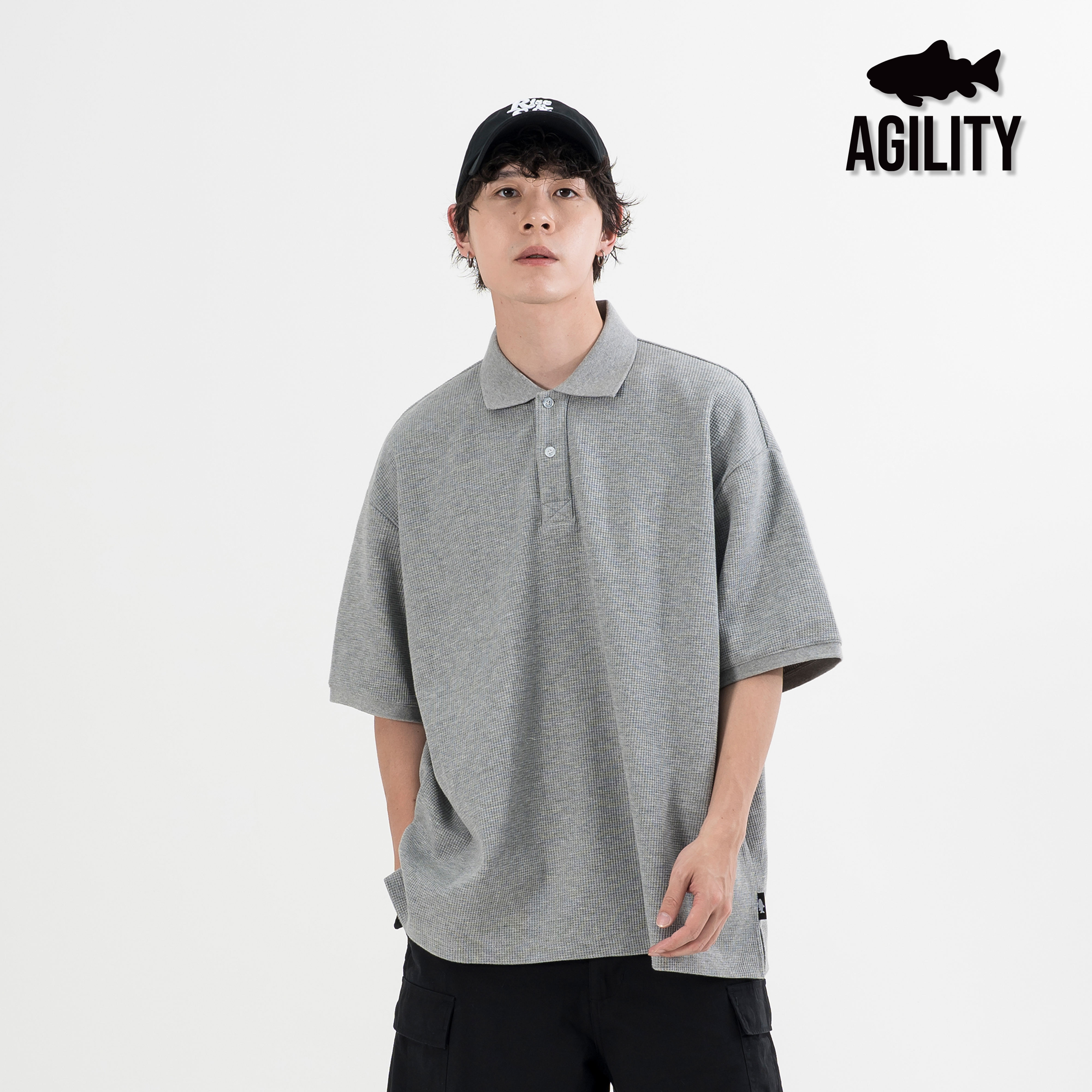 AGILITY Waffle-Knit Polo Shirt 華夫格材質 短袖Polo衫 [WFB]