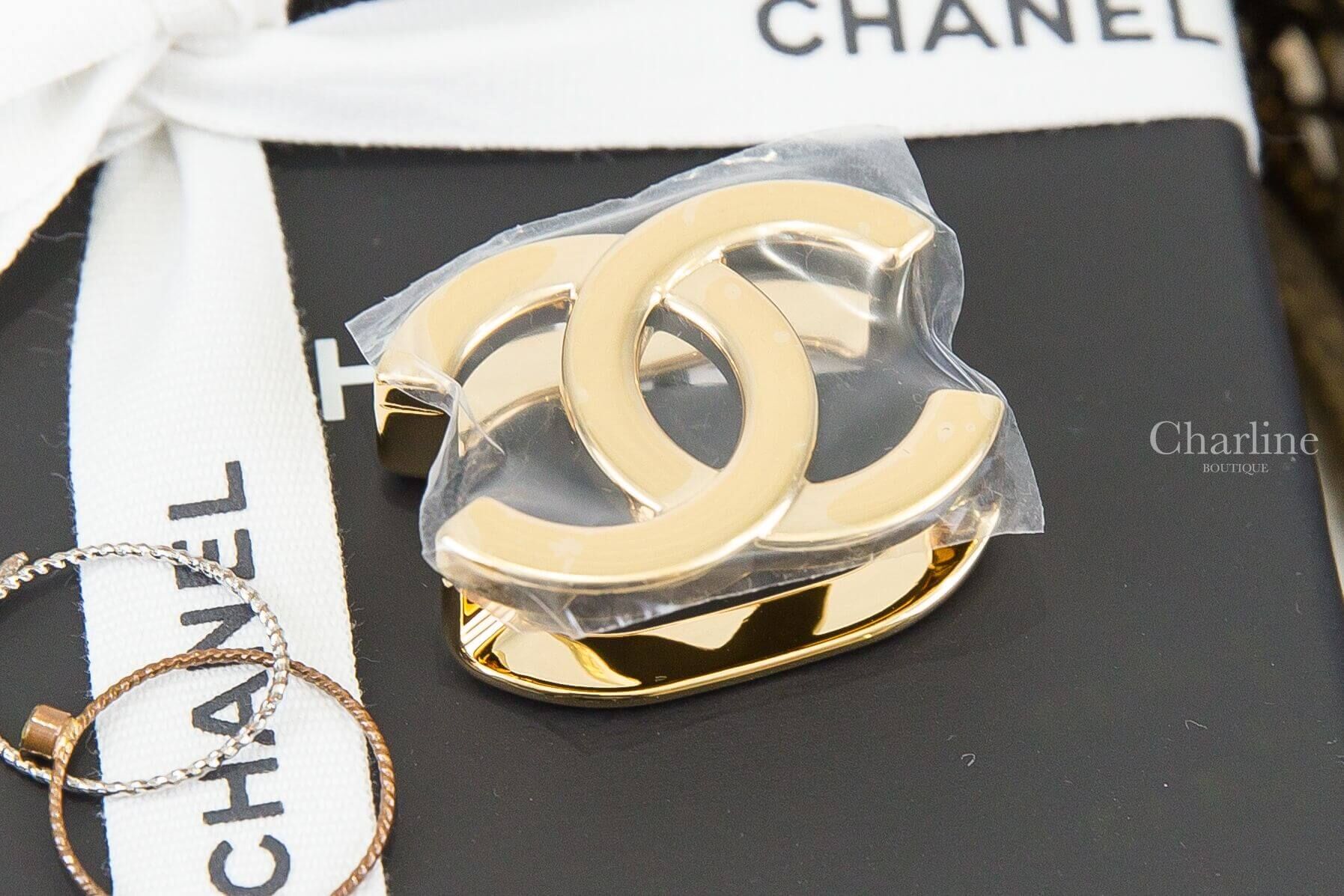 Chanel Scarf Ring 金色CC圍巾扣環