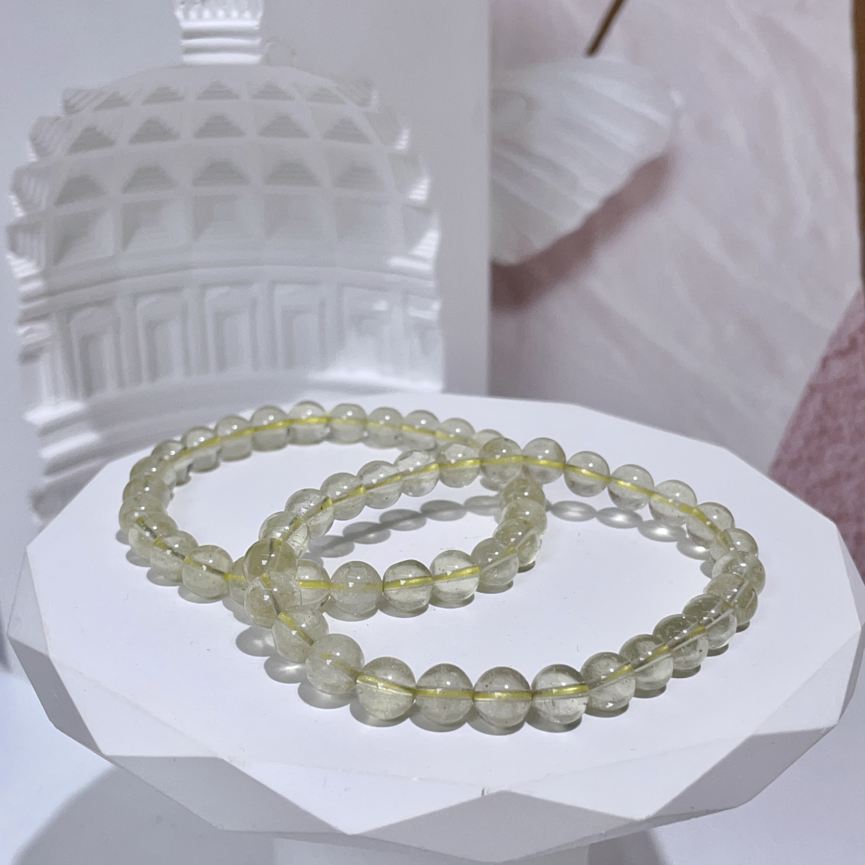 透利比亞黃金隕石手串 7mm