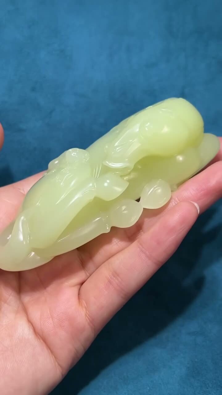 316230 和田玉若羌黃口料馬上封侯