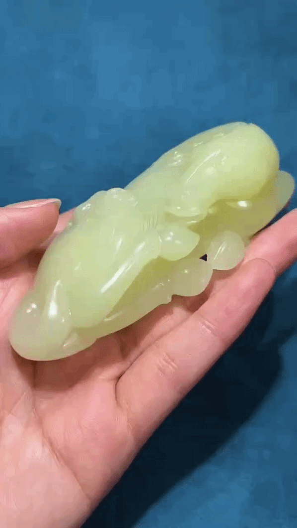 316230 和田玉若羌黃口料馬上封侯