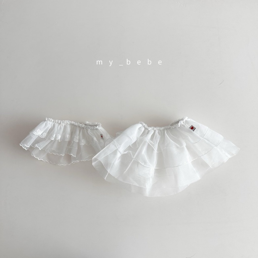 正韓夏MY BEBE 兩色搭配屁簾襯裙