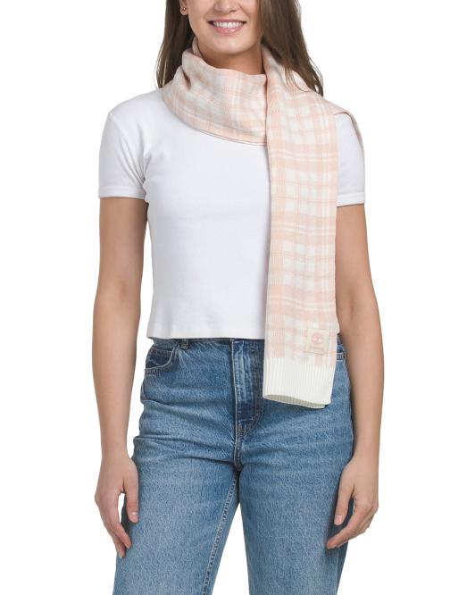 【預購】TIMBERLAND H040112 格紋圍巾