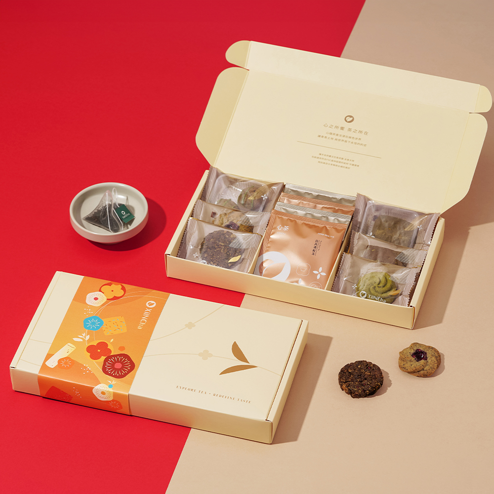 輕巧禮盒 - 茶點x茶包10入 / 茶點8入