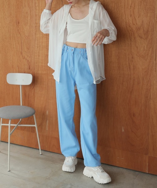 【預購】J0401603 Bifrost 高腰牛仔褲 GIY20S566 M碼