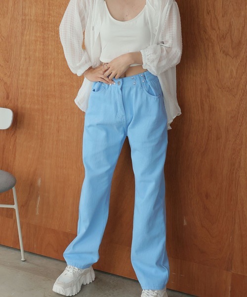 【預購】J0401603 Bifrost 高腰牛仔褲 GIY20S566 M碼