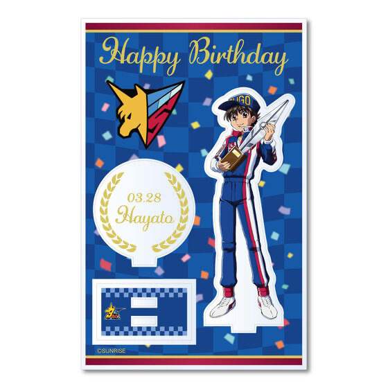 248797 Pbandai 預訂 2026/7月 新世紀GPXサイバーフォーミュラ アクリルスタンド【バースデー2026】＜全2種＞ 立牌