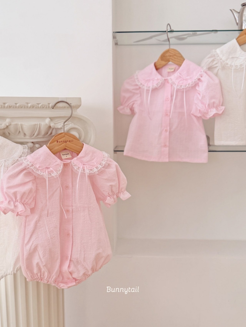 正韓夏bunnytail 優雅蝴蝶結上衣