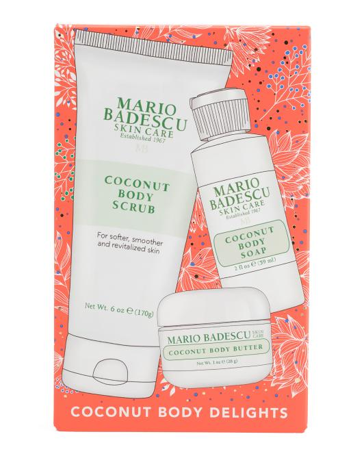 【預購】MARIO BADESCU H040114 椰子滋潤身體套裝