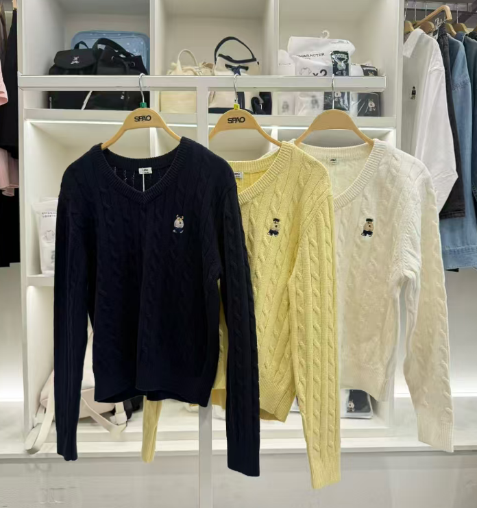 韓國代購 SPAO 長袖線衫SPKWG12G50