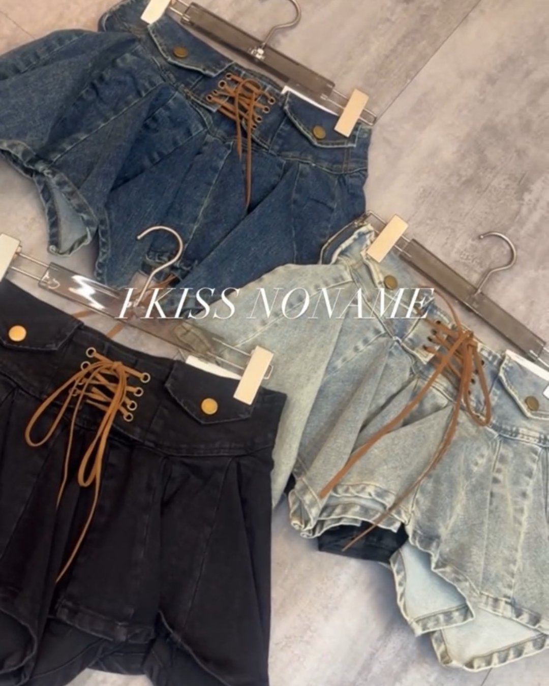 綁式不規則短裙