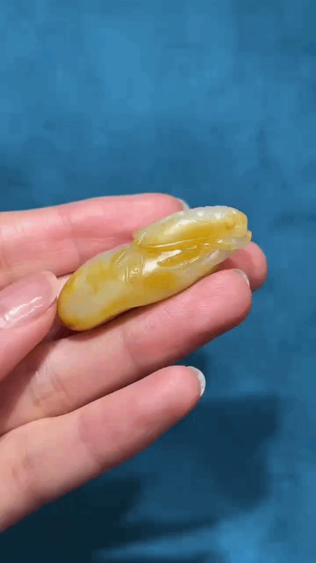 316233 和田玉籽料居高聲遠