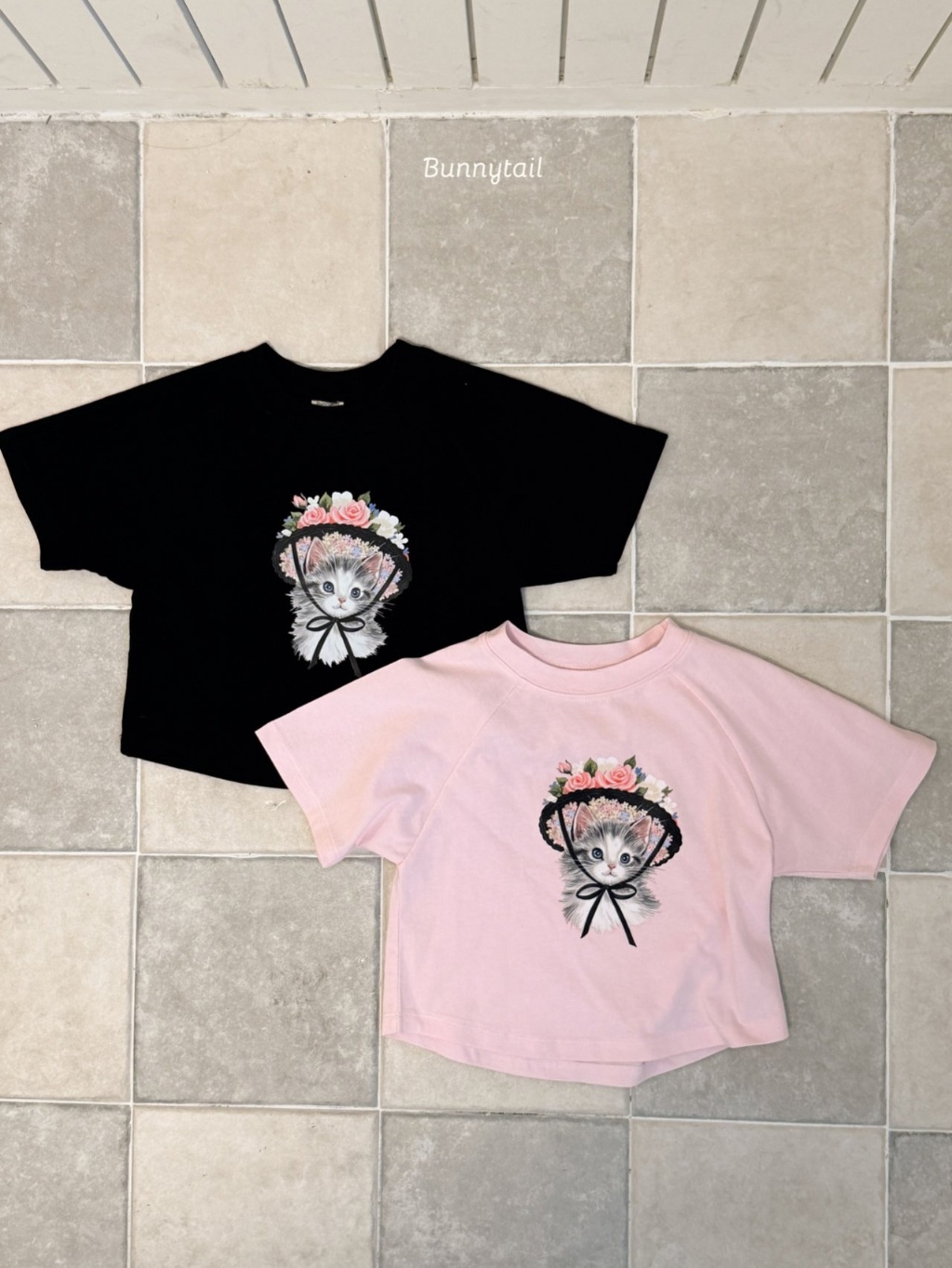 正韓夏bunnytail 美膩小貓上衣