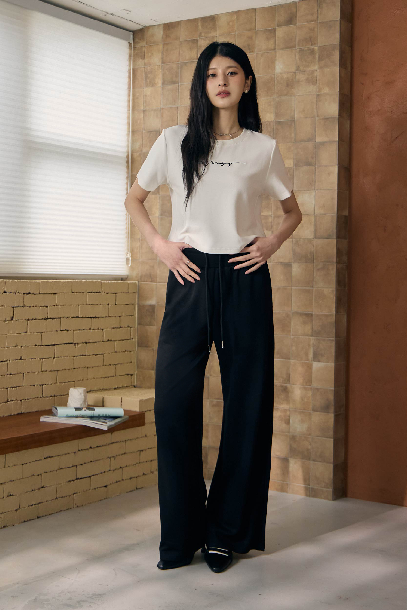 雲朵棉花彈力棉長褲